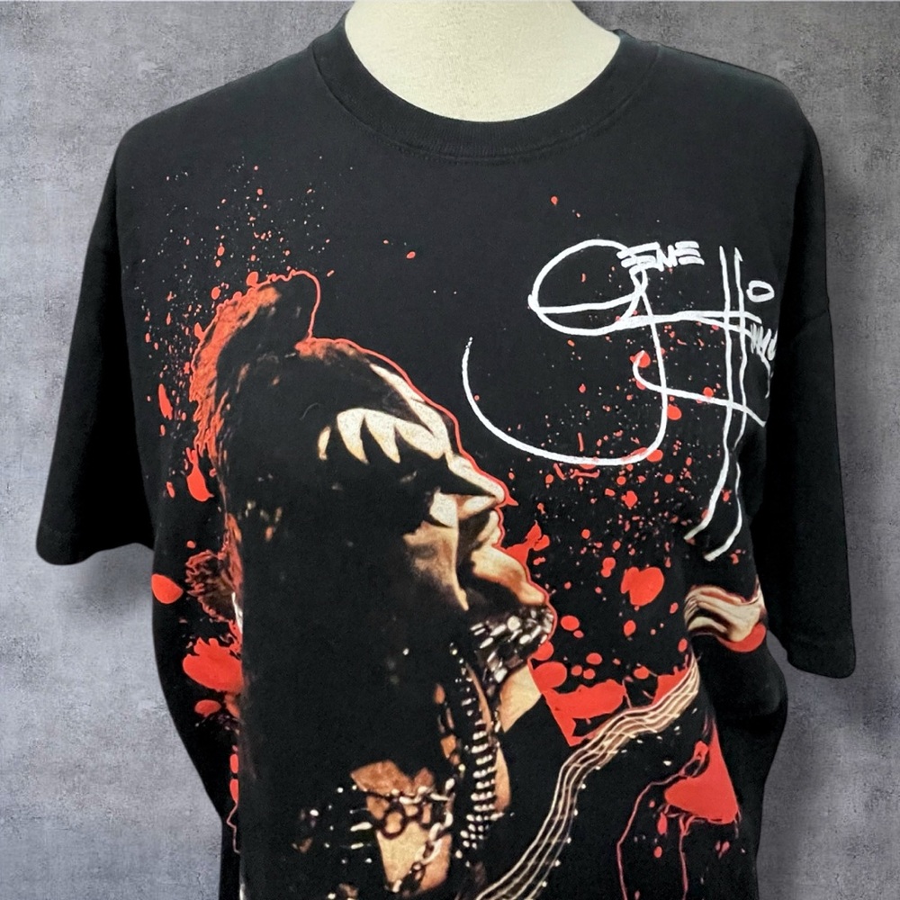 2009 KISS Gene Simmons Black T-Shirt Large VGUC